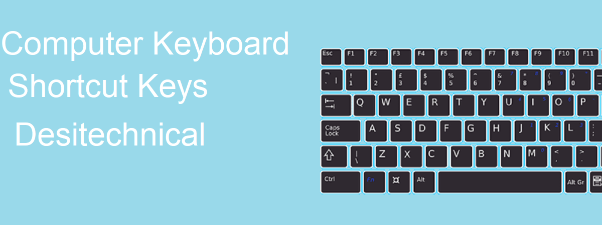 COMPUTER KEYBOARD SHORTCUT KEYS