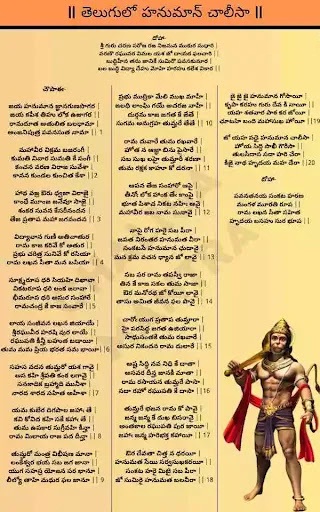 Hanuman-Chalisa-In-Telugu Image-